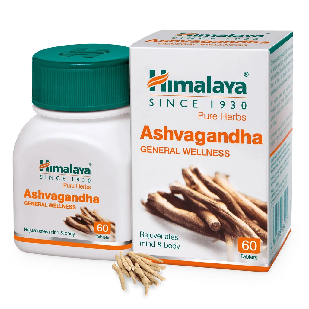 Ашвагандха 60 табл Himalaya Ashvagandha General Wellness