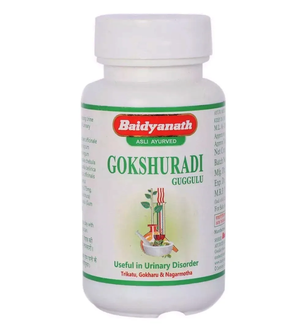 Гокшуради гуггул 80 табл Baidyanath Gokshuradi guggulu