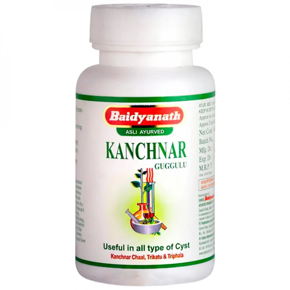 Канчнар гуггул 80 табл Baidyanath Kanchnar guggulu