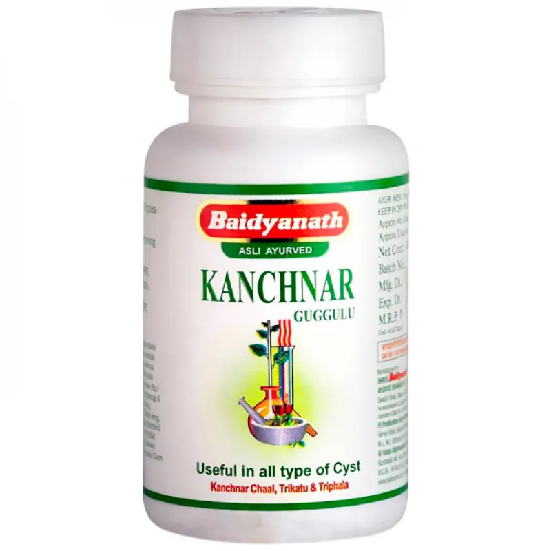 Канчнар гуггул 80 табл Baidyanath Kanchnar guggulu