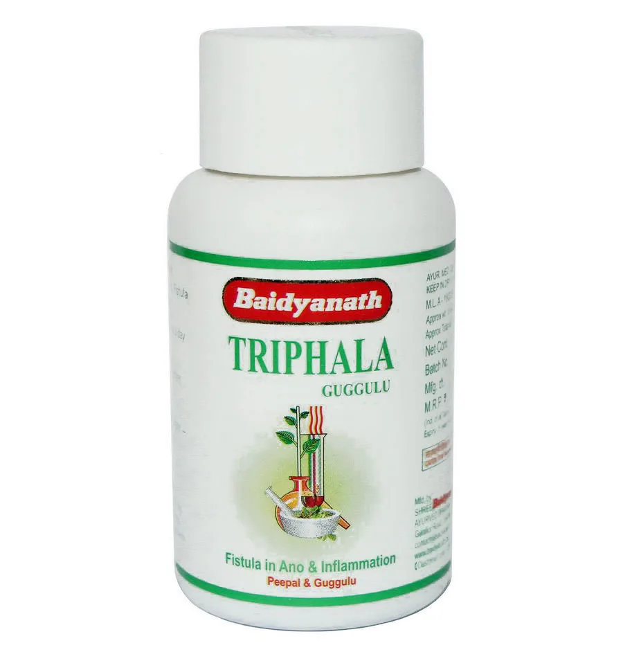 Тріфала Гуггул 80 табл Baidyanath Triphala Guggulu