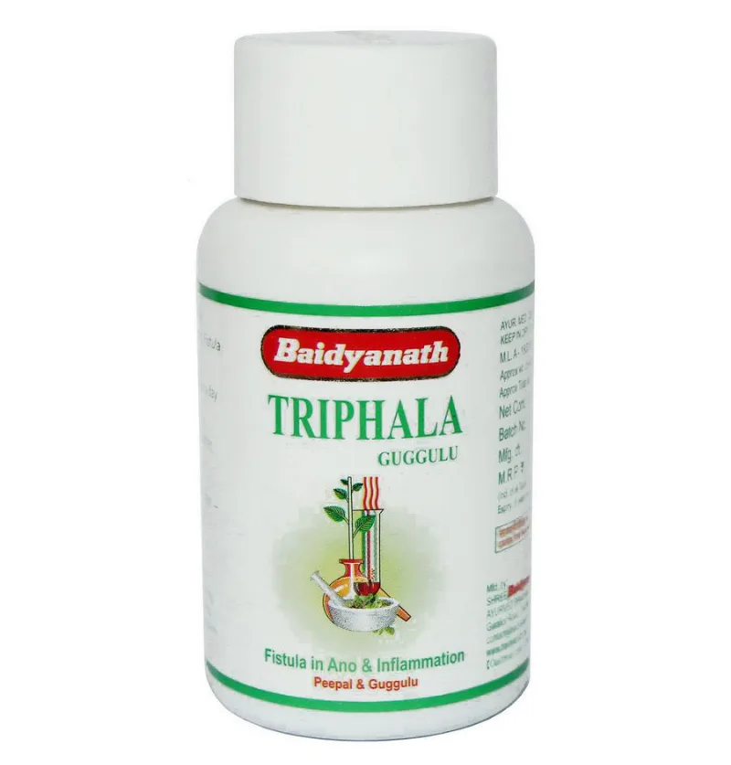 Тріфала Гуггул 80 табл Baidyanath Triphala Guggulu