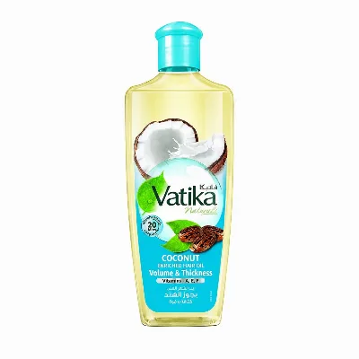 Олія для волосся з екстрактом кокосу 200 мл Dabur Vatika Enriched Coconut Hair Oil