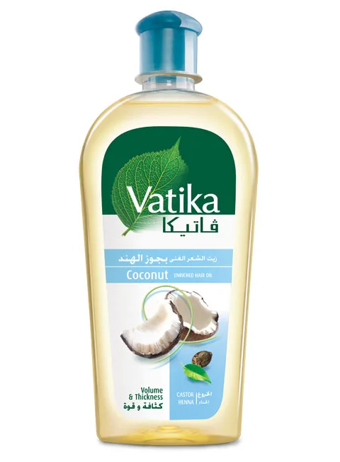 Олія для волосся з екстрактом кокосу 200 мл Dabur Vatika Enriched Coconut Hair Oil