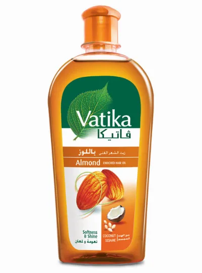 Масло для волос с экстрактом миндаля 200 мл Dabur Vatika Enriched Almond Hair Oil