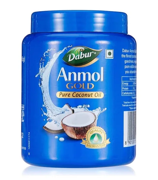 Олія кокосова чиста 200 мл Dabur Anmol Gold Pure Coconut Oil