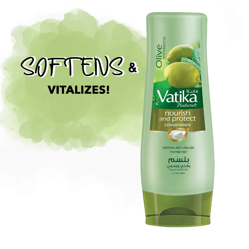 Кондиціонер для волосся живильний 200 мл Dabur Vatika Nourish and Protect Conditioner
