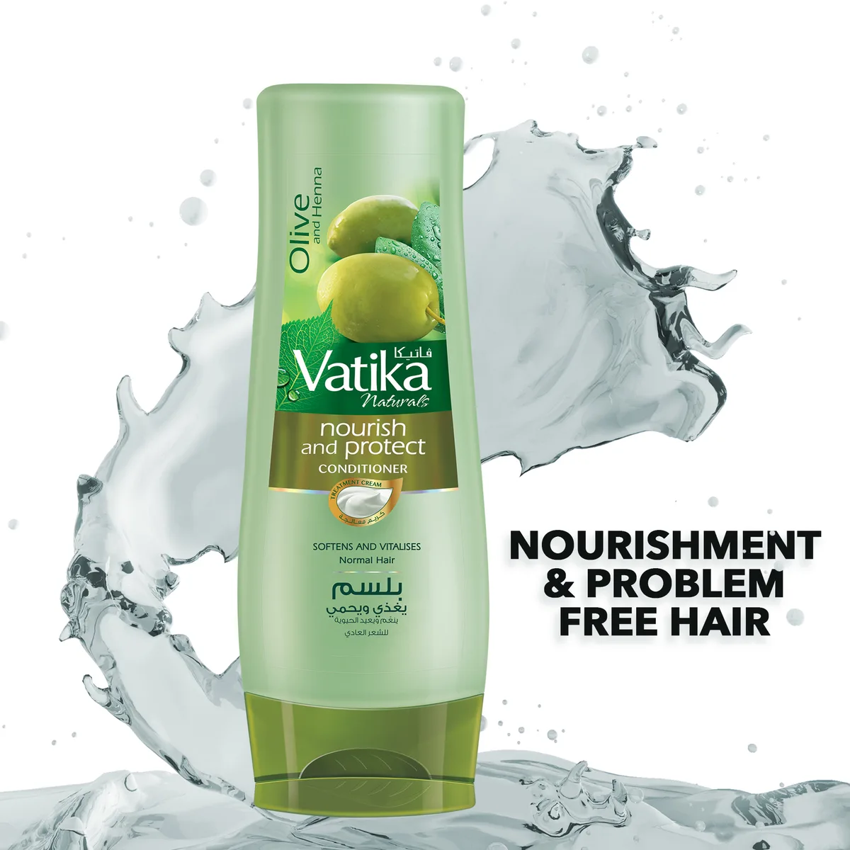 Кондиционер для волос питательный 200 мл Dabur Vatika Nourish and Protect Conditioner