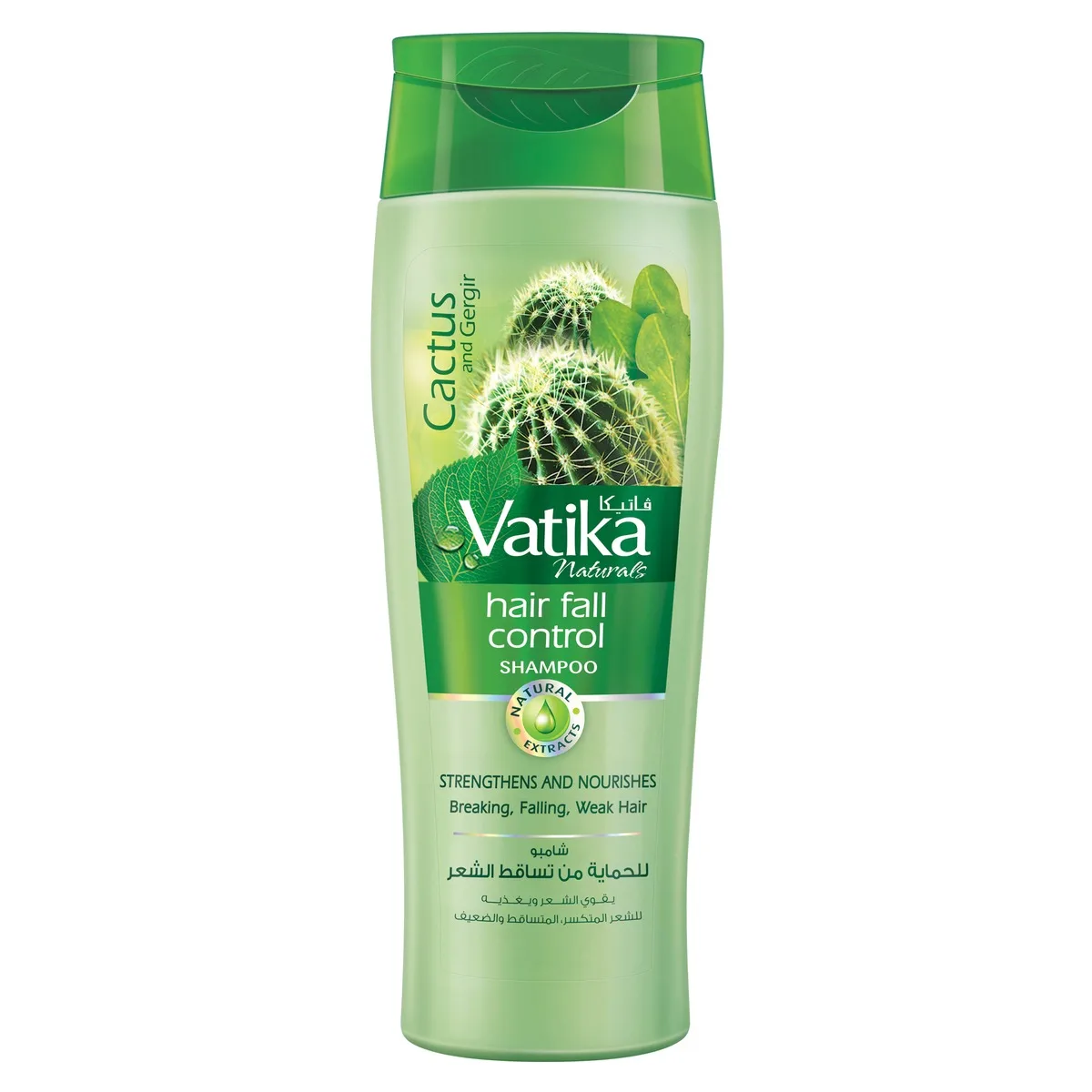 Шампунь проти випадіння волосся з диким кактусом 200 мл Dabur Vatika Hair Fall Control Shampoo