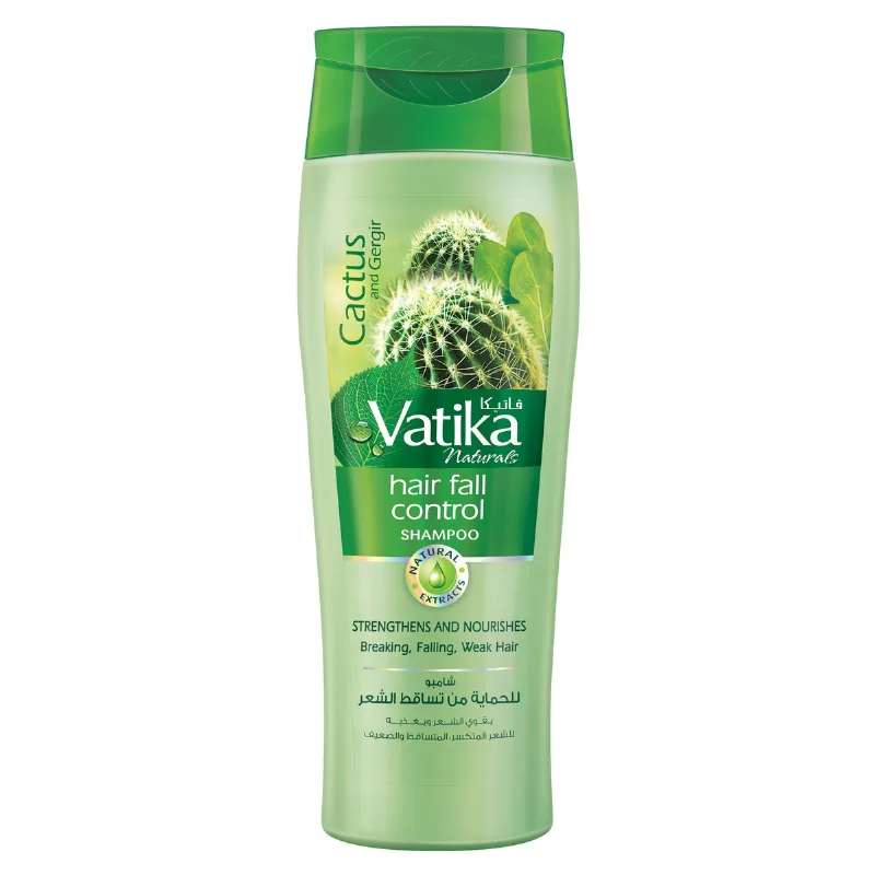 Шампунь проти випадіння волосся з диким кактусом 200 мл Dabur Vatika Hair Fall Control Shampoo