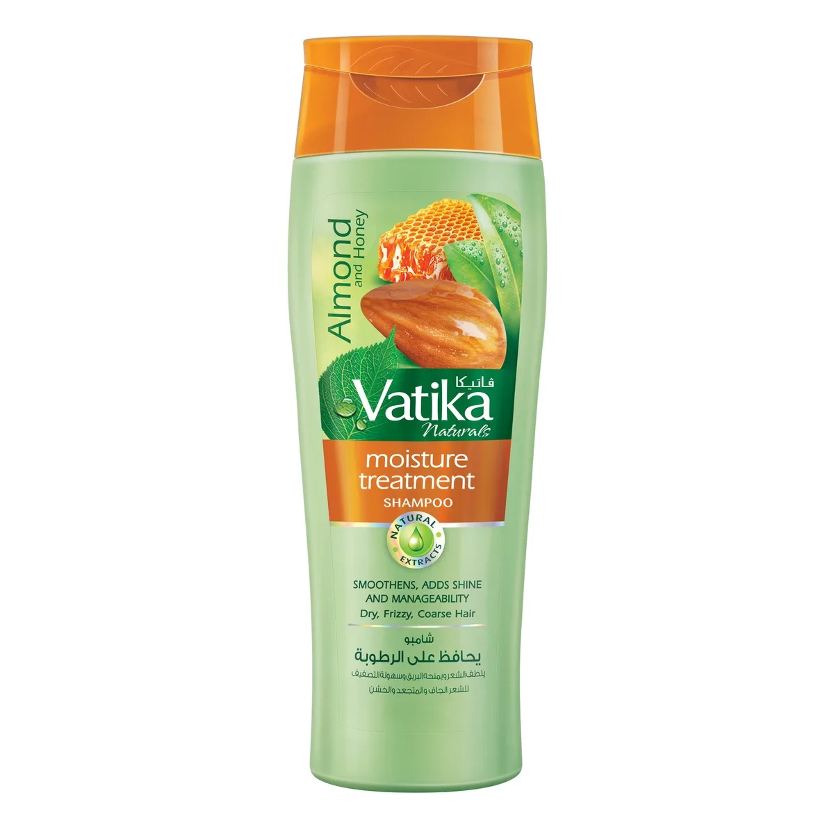Шампунь зволожуючий із солодким мигдалем 200 мл Dabur Vatika Moisture Treatment Shampoo