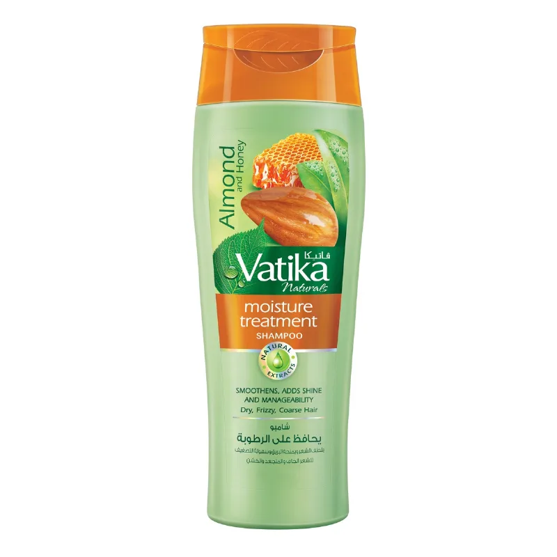 Шампунь зволожуючий із солодким мигдалем 200 мл Dabur Vatika Moisture Treatment Shampoo