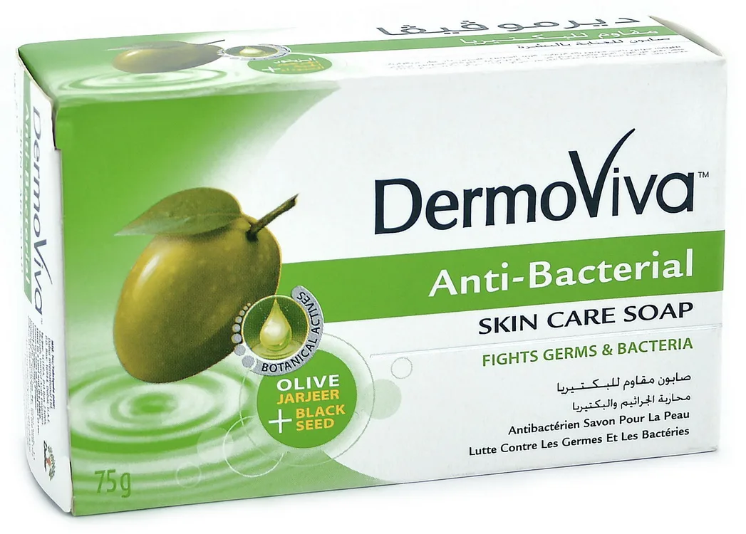 Мило антибактеріальне 75 г Dabur Vatika DermoViva Anti Bacterial Soap