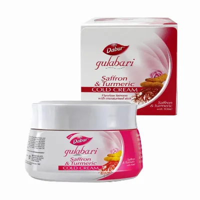 Зволожуючий крем для обличчя Гулабарі з шафраном та куркумою 55 мл Dabur Gulabari Saffron and Turmeric Cold Cream
