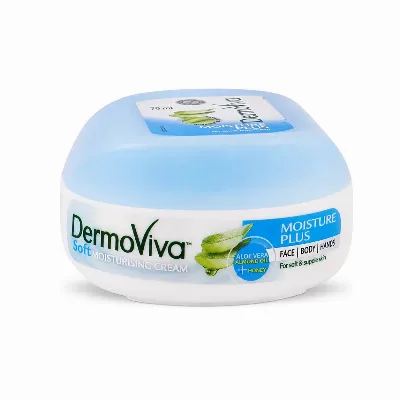 Зволожуючий крем 70 г Dabur Vatika DermoViva Moisture Plus Skin Cream
