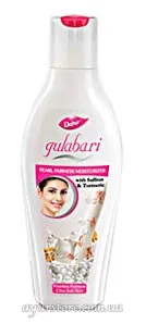 Увлажняющий лосьон Гулабари с шафраном и куркумой 100 мл Dabur Gulabari Pearl Fairness Moisturizer Saffron and Rose