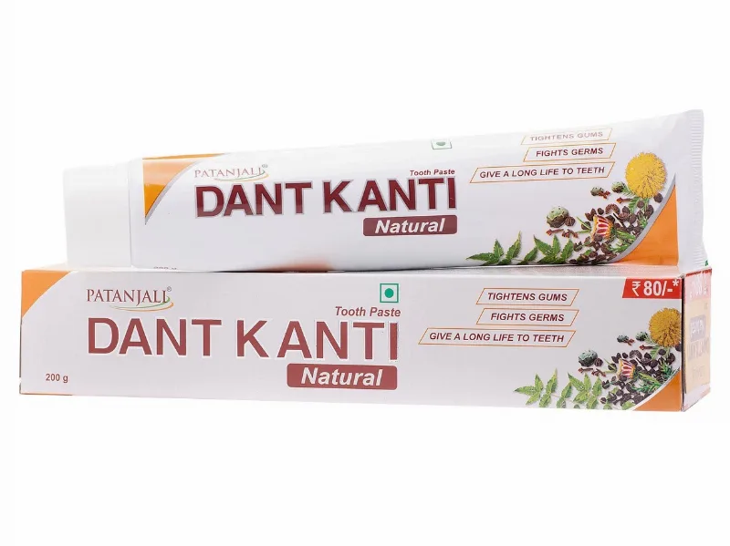 Зубная паста Дант Канти 200 г Patanjali Dant Kanti Natural Toothpaste