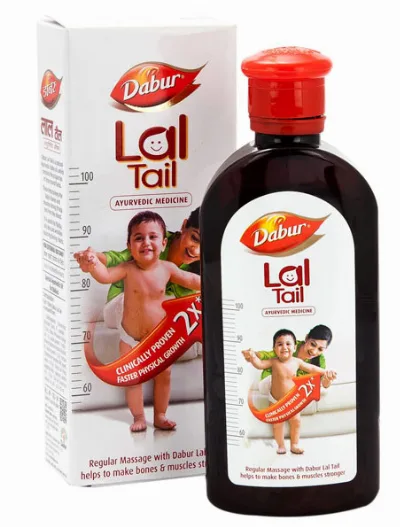Масажна олія для дітей 200 мл Dabur Lal Tail