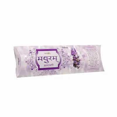 Ароматичні палички Lavender 28 г Patanjali Madhuram Agarbatti Lavender