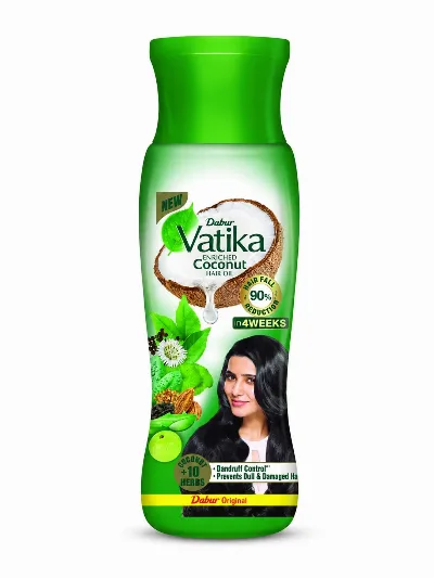 Збагачена кокосова олія для волосся 250 мл Dabur Vatika Enriched Coconut Hair Oil