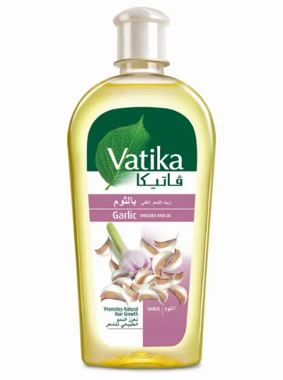 Олія для волосся з екстрактом часнику 200 мл Dabur Vatika Garlic Enriched Hair Oil