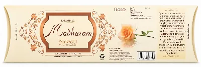 Ароматичні палички Rose 28 г Patanjali Madhuram Agarbatti Rose