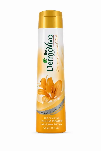 Тальк для тіла Сандал 125 г Dabur DermoViva Sensual Sandal Talc