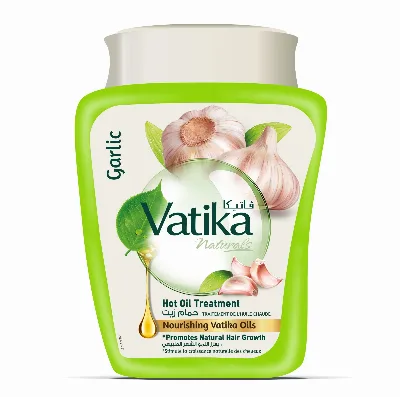 Маска для здорового росту волосся 500 г Dabur Vatika Garlic Hair Mask