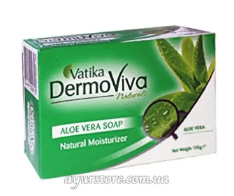 Мило зволожуюче Алое вера 125 г Dabur Vatika DermoViva Aloe Vera Soap