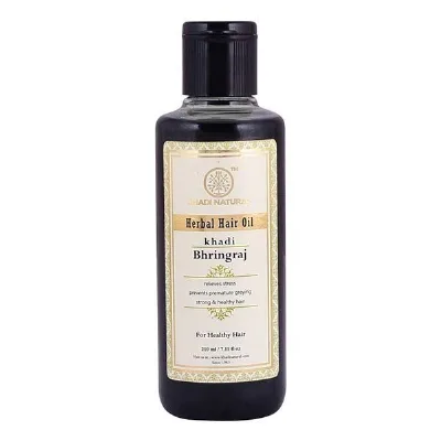 Олія для волосся Брінгарадж 210 мл Khadi Natural Herbal Hair Oil Bhringraj