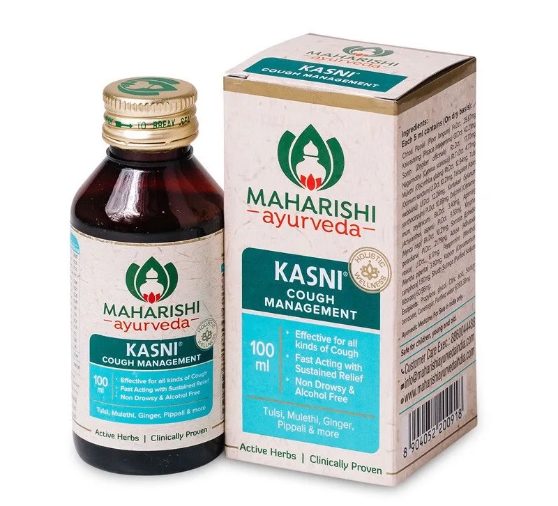 Касні сироп від кашлю 100 мл Maharishi Ayurveda Kasni Cough Syrup