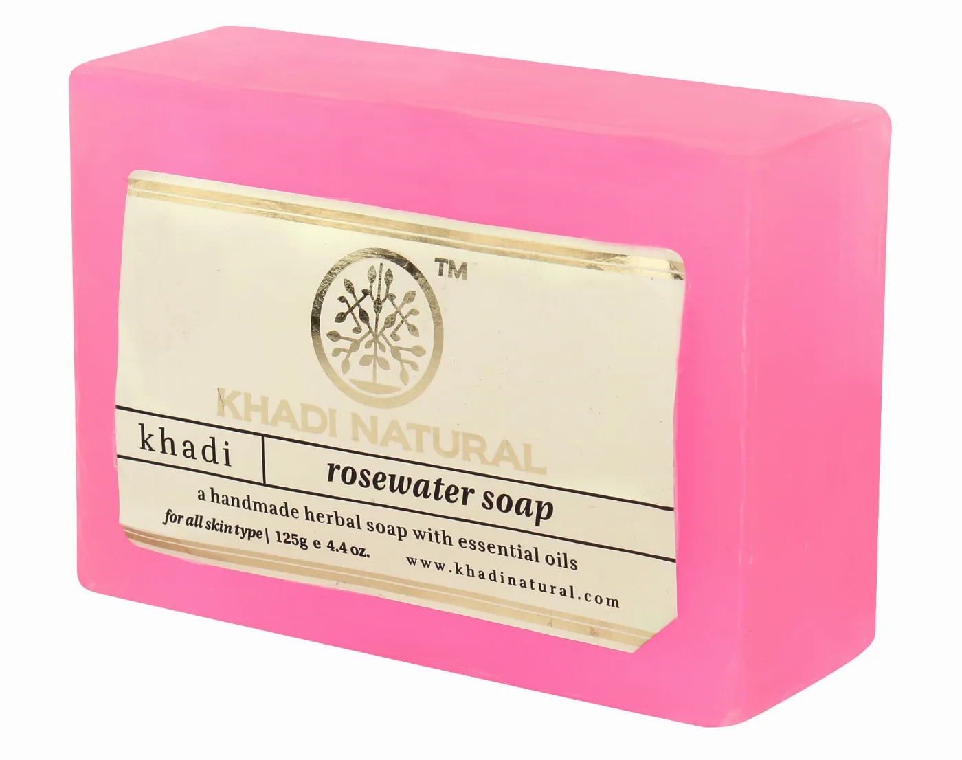 Мило Трояндова вода 125 г Khadi Natural Herbal Rose Water Soap