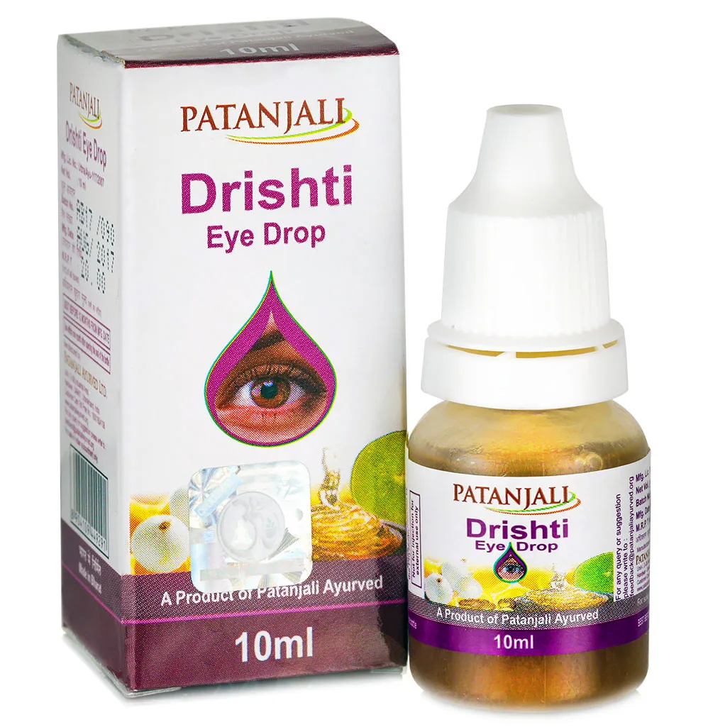 Дрішті краплі 10 мл Patanjali Drishti Eye Drop