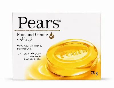 Мило з гліцерином та натуральними маслами 75 г Pears Pure and Gentle Soap Bar