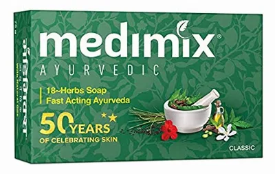 Мило для щоденного догляду 18 трав 125 г Medimix 18-Herb Ayurveda Everyday Skin Protection Soap