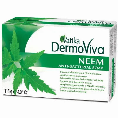 Мило антибактеріальне Нім 115 г Dabur Vatika DermoViva Neem Soap