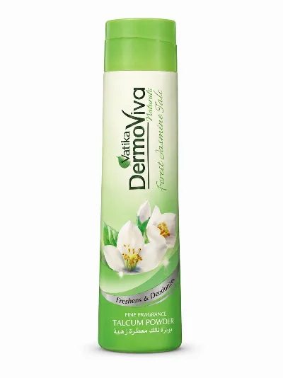 Тальк для тіла Жасмин 125 г Dabur DermoViva Forest Jasmine Talc