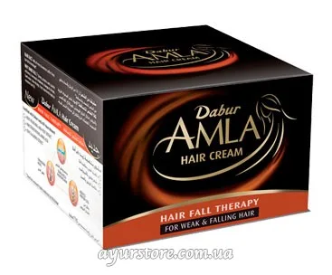 Крем проти випадіння волосся Амла 125 мл Dabur Amla Hair Cream Hair Fall Therapy