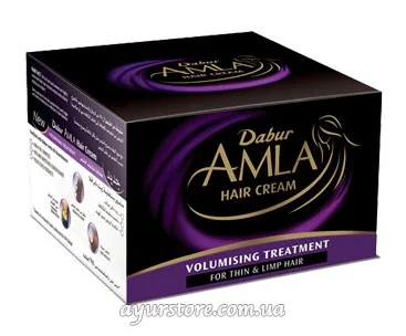 Крем для об’єму волосся Амла 125 мл Dabur Amla Hair Cream Volumising Treatment