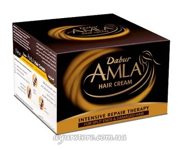 Відновлювальний крем для волосся Амла 125 мл Dabur Amla Hair Cream Hair Intensive Therapy