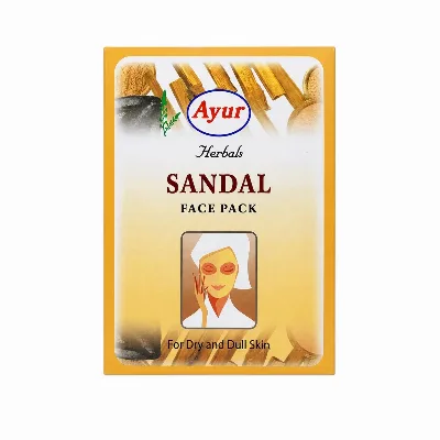Маска для обличчя Сандал 100 г Ayusri Herbeauty Sandal Face Pack