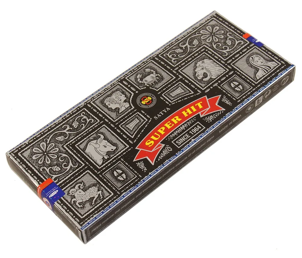 Ароматичні палички Супер Хіт 100 г Satya Super Hit Incense