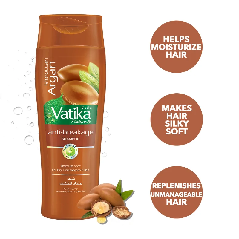 Шампунь з марокканською органою 200 мл Dabur Vatika Argan Shampoo