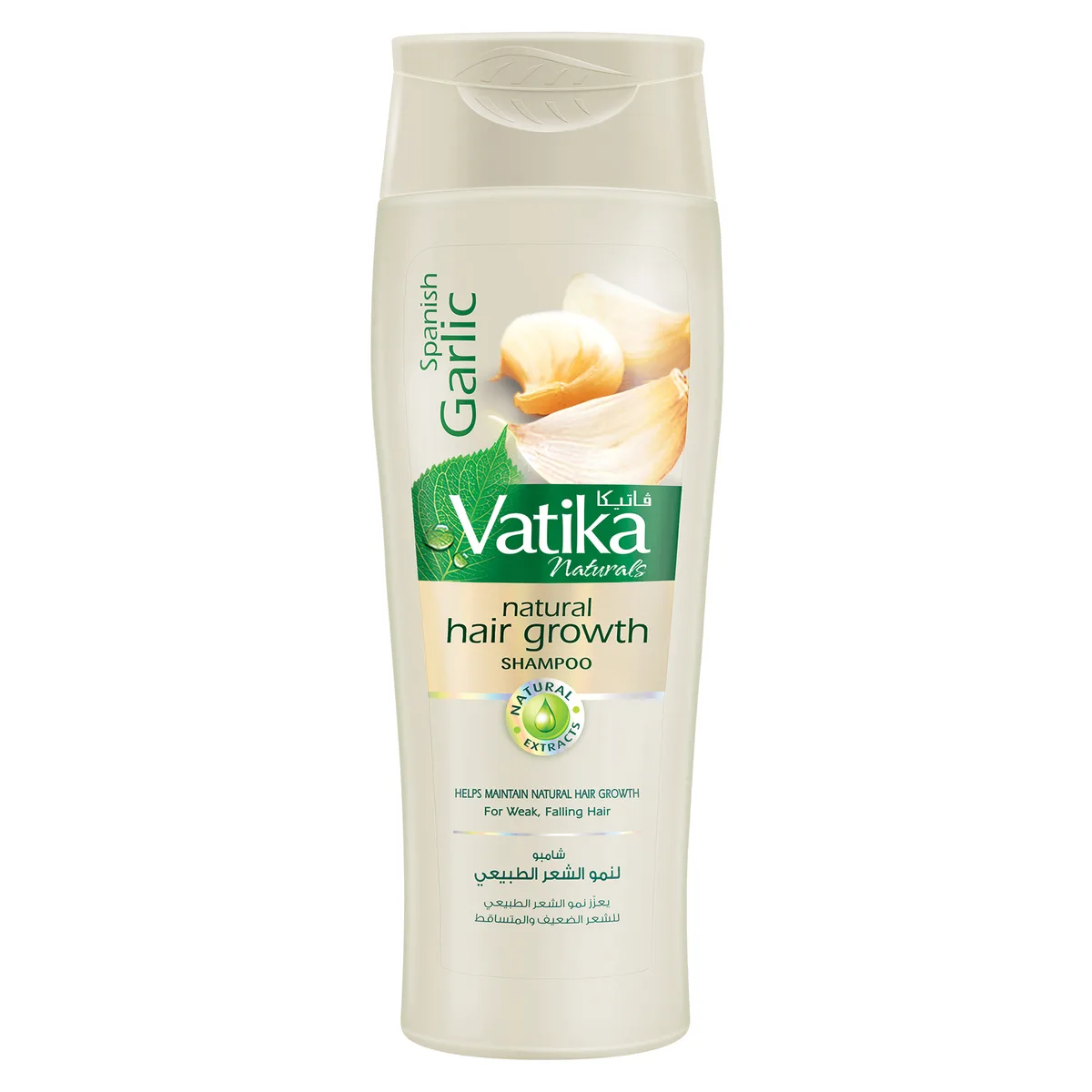 Шампунь з часником для слабкого випадаючого волосся 200 мл Dabur Vatika Garlic Shampoo