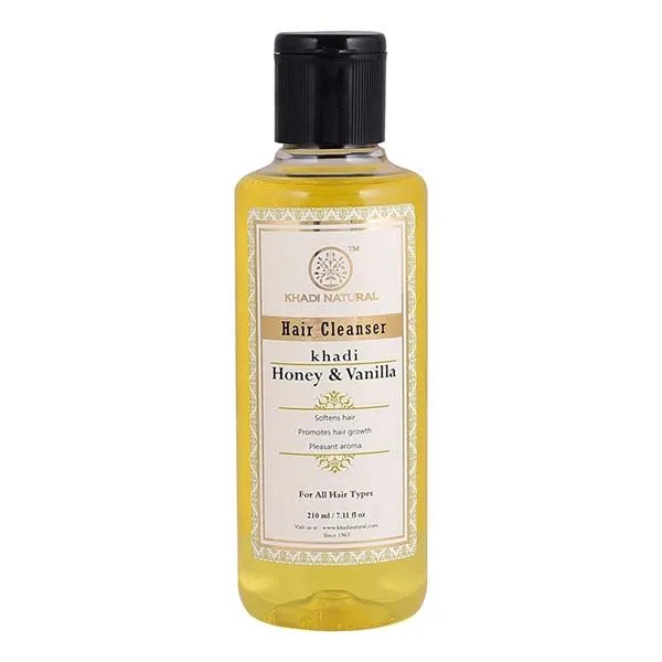 Шампунь Мед і Ваніль 210 мл Khadi Natural Honey & Vanilla Hair Cleanser