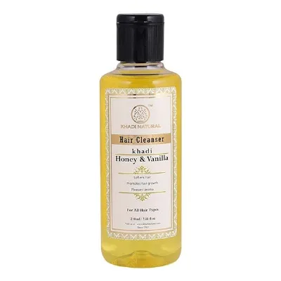 Шампунь Мед і Ваніль 210 мл Khadi Natural Honey & Vanilla Hair Cleanser