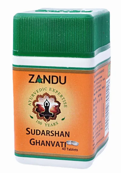 Сударшан Гханваті 40 табл Zandu Sudarshan Ghanvati
