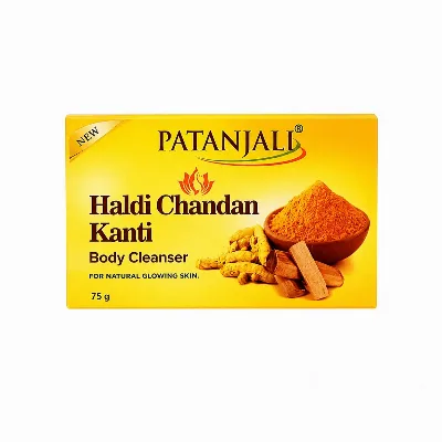 Мило Сомья з куркумою і сандалом 75 г Patanjali Somya Haldi Chandan Body Cleanser