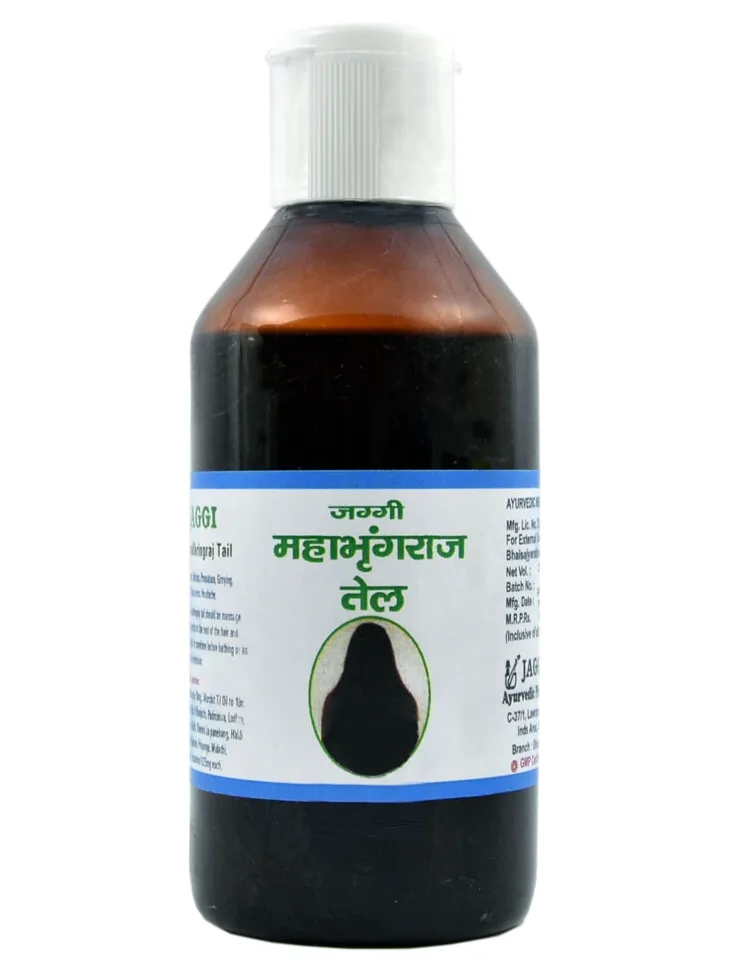Масло для волос Махабрингарадж 200 мл Jaggi Mahabhringraj Hair Oil