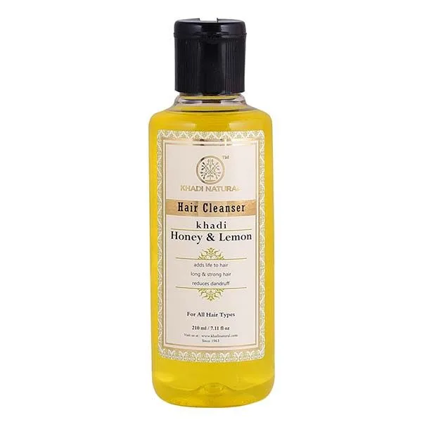 Шампунь Мед і Лимон 210 мл Khadi Natural Honey & Lemon Hair Cleanser